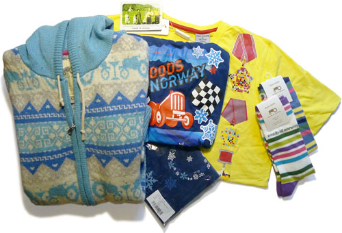 a few of the clothes that I helped design